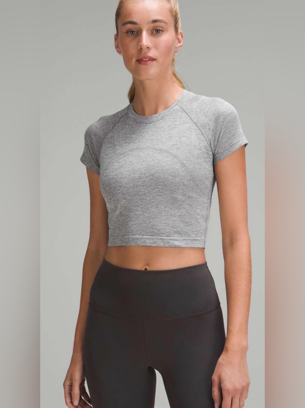 Lululemon Cropped Swiftly Tee Size 6